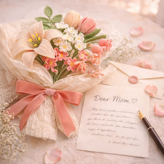 Handmade Flower Bouquet Crochet Pattern