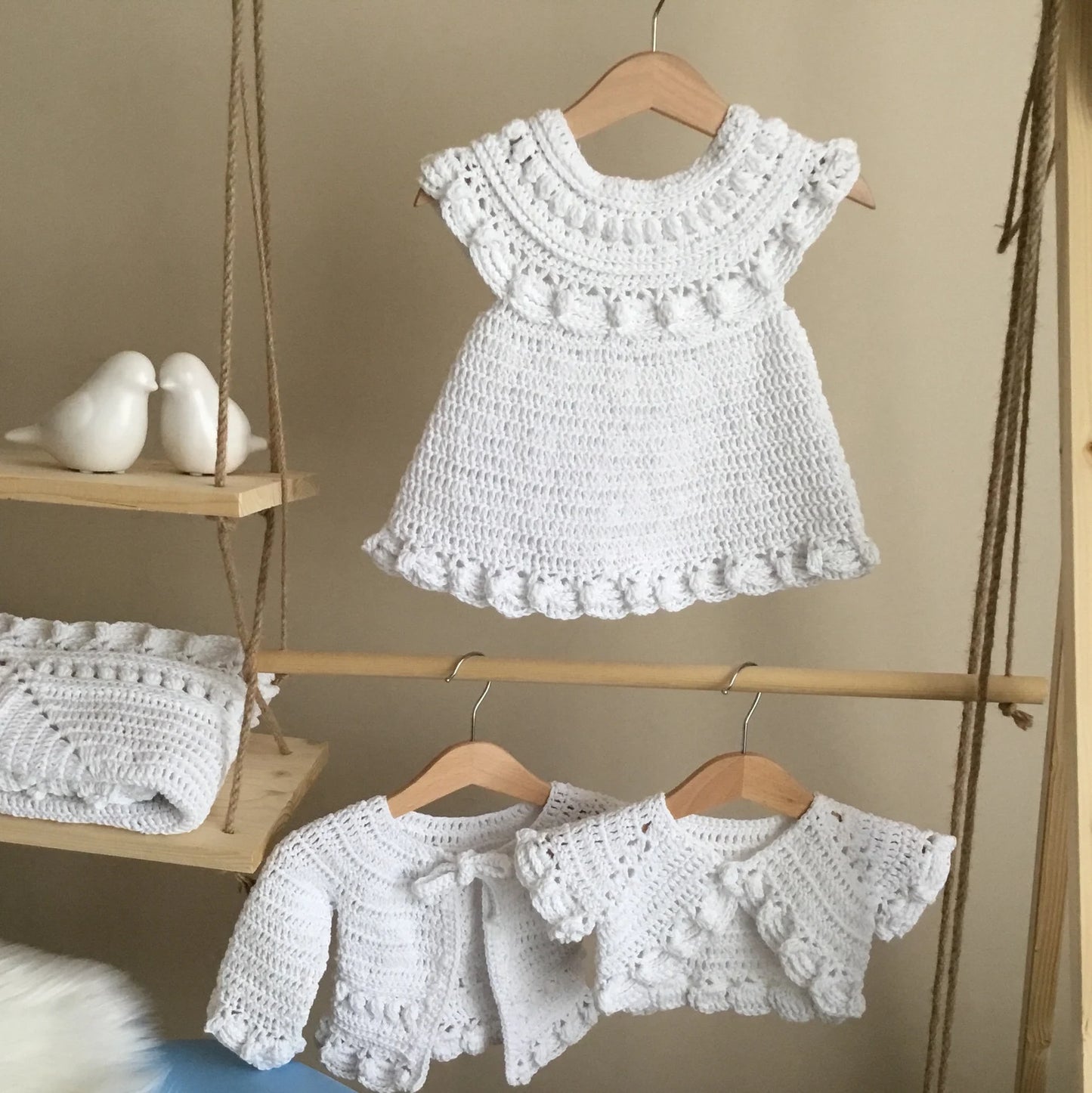 Moonpetal Baby-Kleid Häkelanleitung – PDF-Anleitung