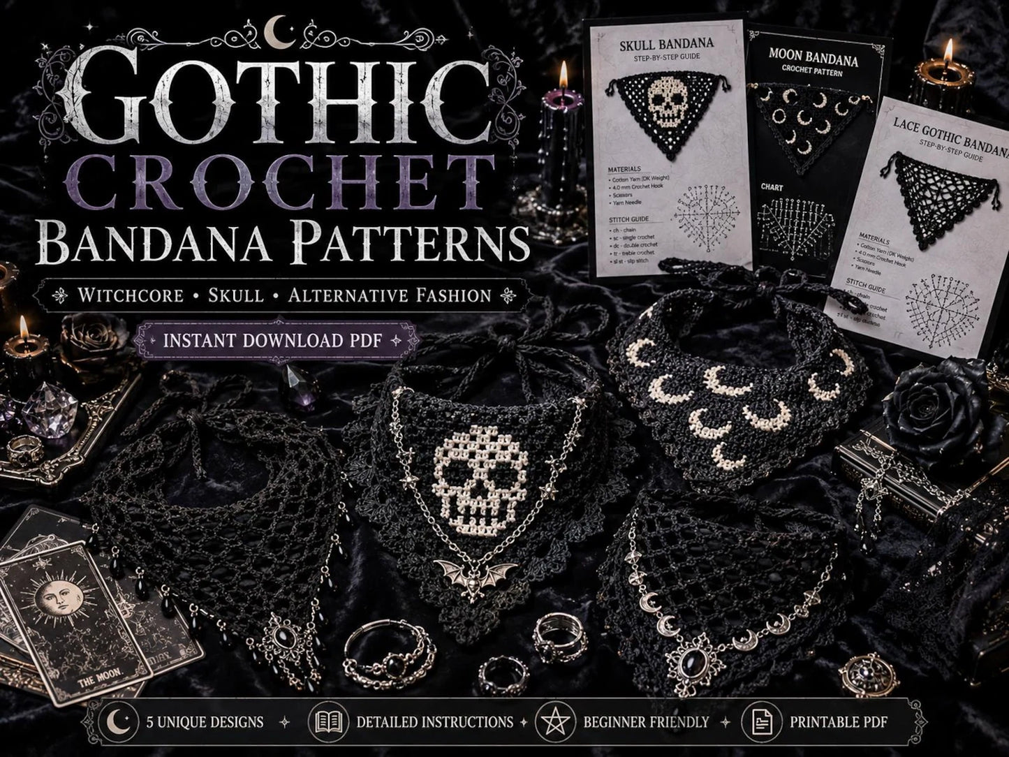 Top 10 Häkel-Bandana Anleitungen – PDF Bundle