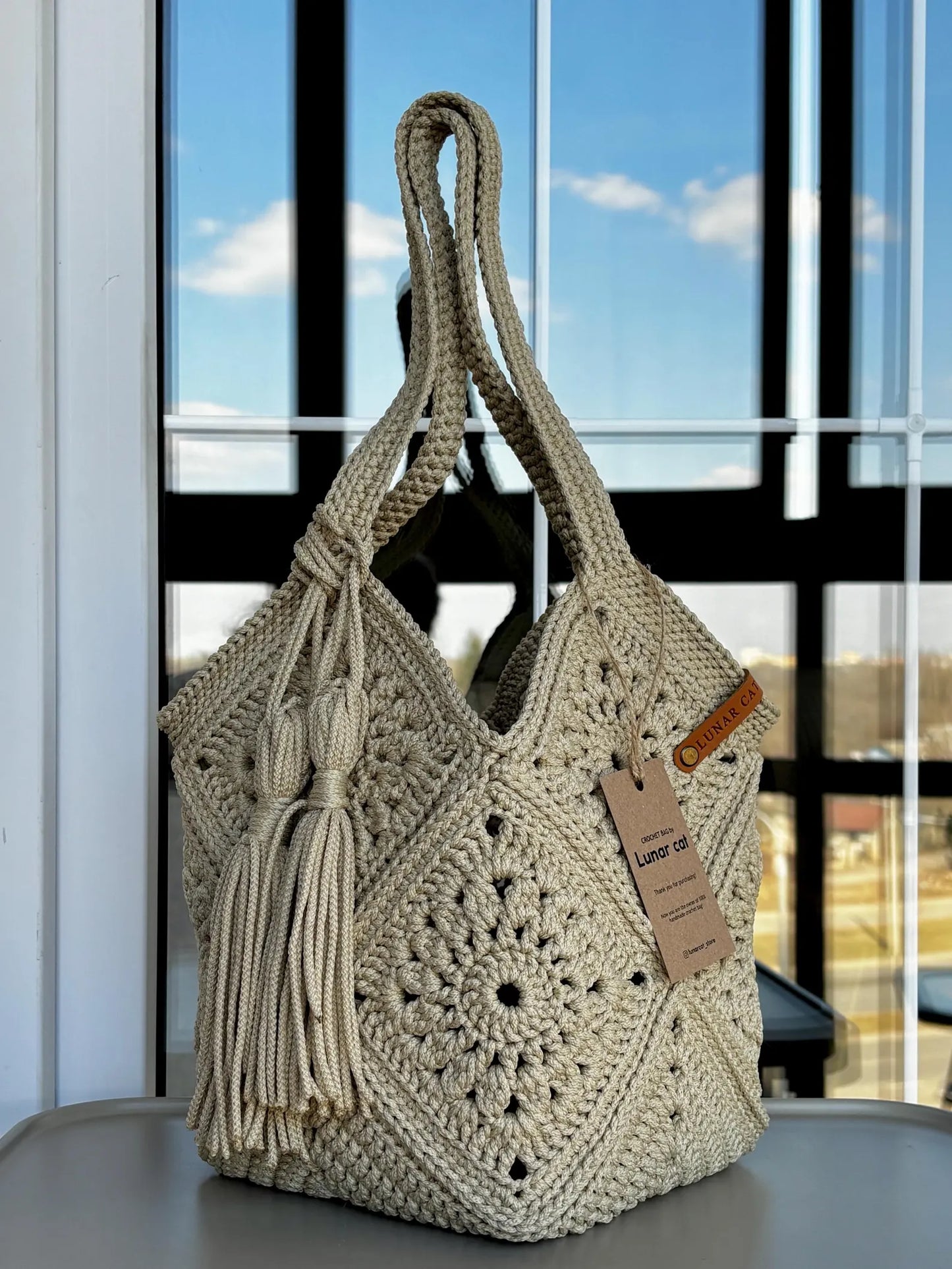 Market Bag PDF-Häkelanleitung – Stilvolle Tasche selbst häkeln