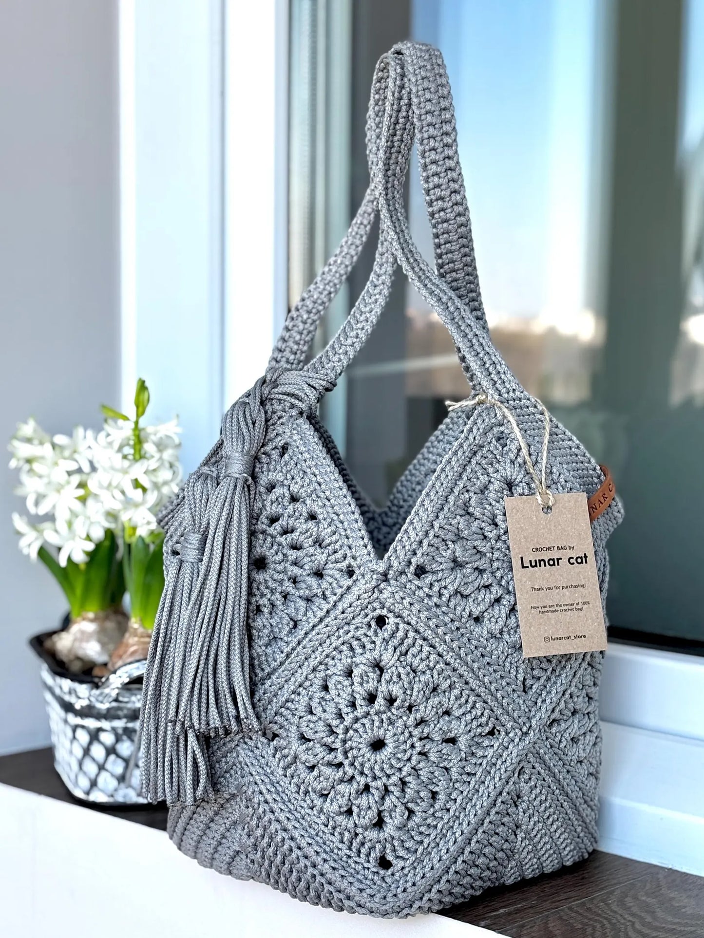 Market Bag PDF-Häkelanleitung – Stilvolle Tasche selbst häkeln
