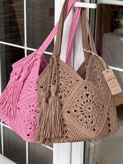 Market Bag PDF-Häkelanleitung – Stilvolle Tasche selbst häkeln