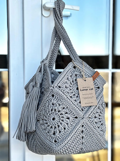 Market Bag PDF-Häkelanleitung – Stilvolle Tasche selbst häkeln