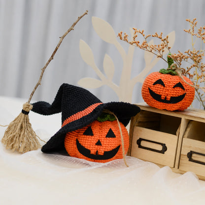 Halloween-Kürbisse Amigurumi – PDF-Häkelanleitung für süße Kürbis-Deko
