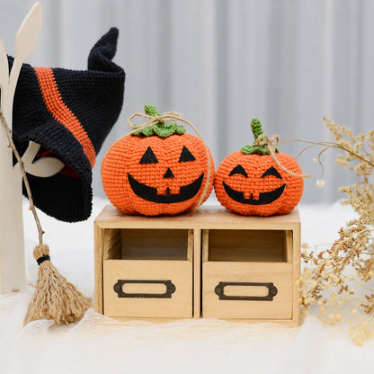 Halloween-Kürbisse Amigurumi – PDF-Häkelanleitung für süße Kürbis-Deko