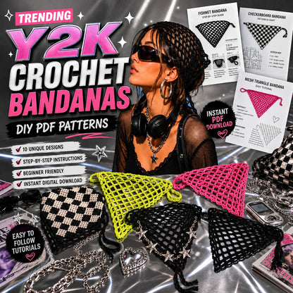 Top 10 Häkel-Bandana Anleitungen – PDF Bundle