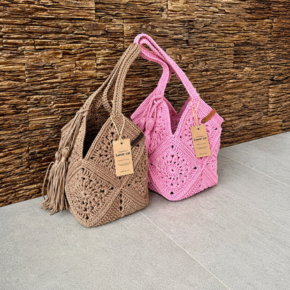 Market Bag PDF-Häkelanleitung – Stilvolle Tasche selbst häkeln