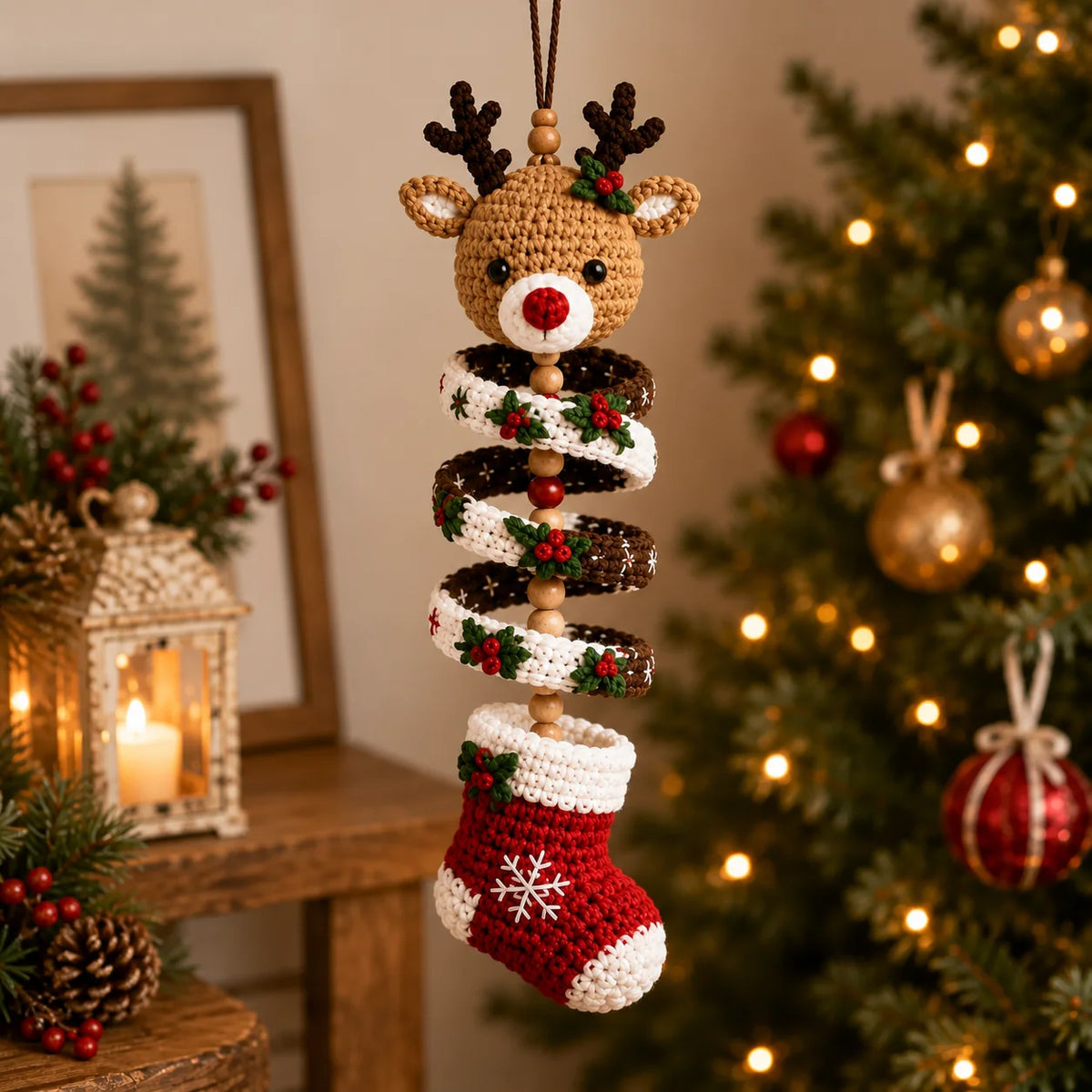 Weihnachts-Spiralen häkeln – 3-in-1 PDF-Anleitung