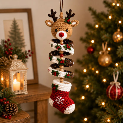 Weihnachts-Spiralen häkeln – 3-in-1 PDF-Anleitung