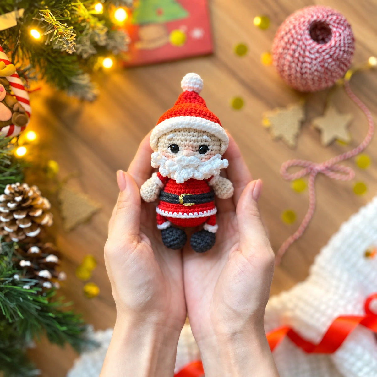 Weihnachtliche Häkel-Figuren – 5-in-1 PDF-Häkelanleitung