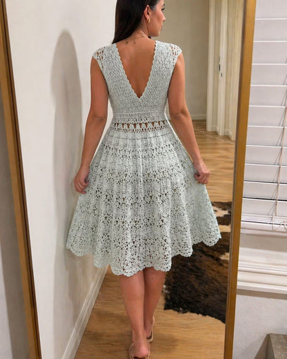 Häkelkleid PDF-Anleitung mit Video – Sommerkleid häkeln
