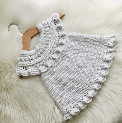 Moonpetal Baby-Kleid Häkelanleitung – PDF-Anleitung
