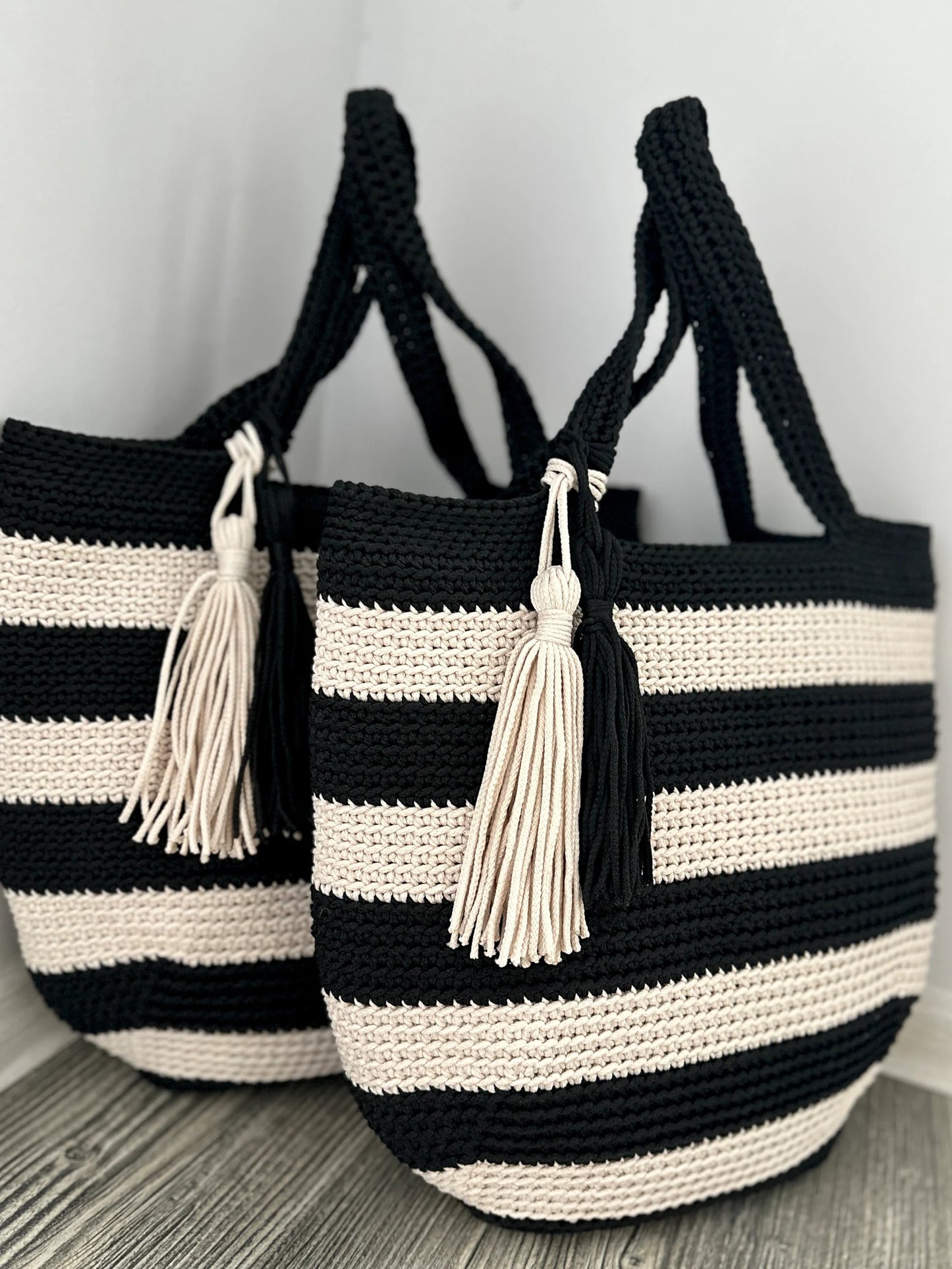 Hampton Style Tasche Häkelanleitung – PDF Sofort-Download für Anfänger