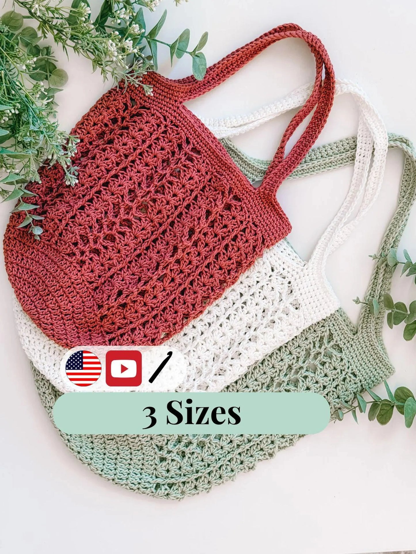 Willow Mesh Bag Häkelanleitung + Video
