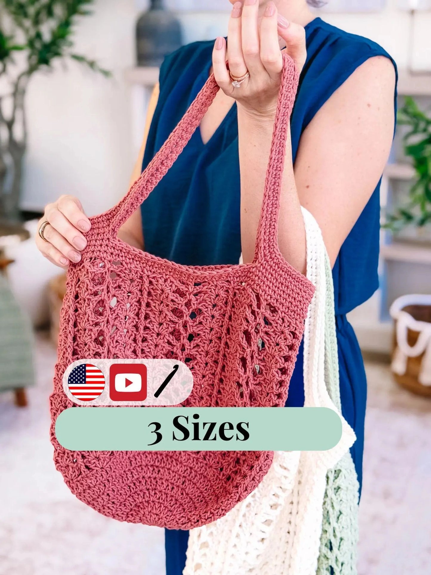 Willow Mesh Bag Häkelanleitung + Video