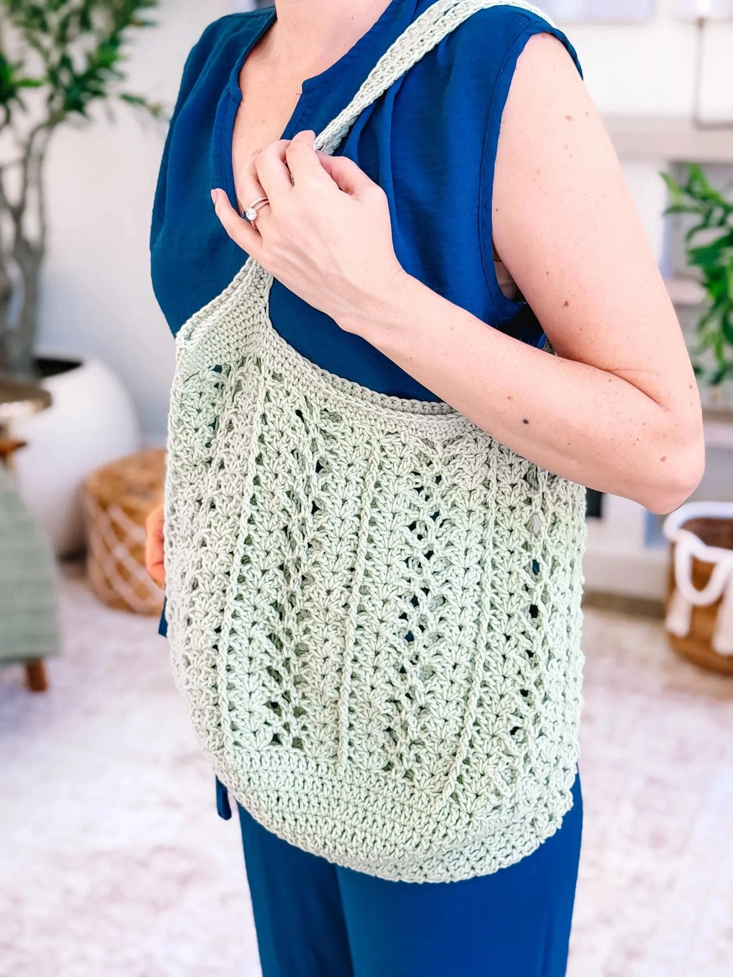 Willow Mesh Bag Häkelanleitung + Video