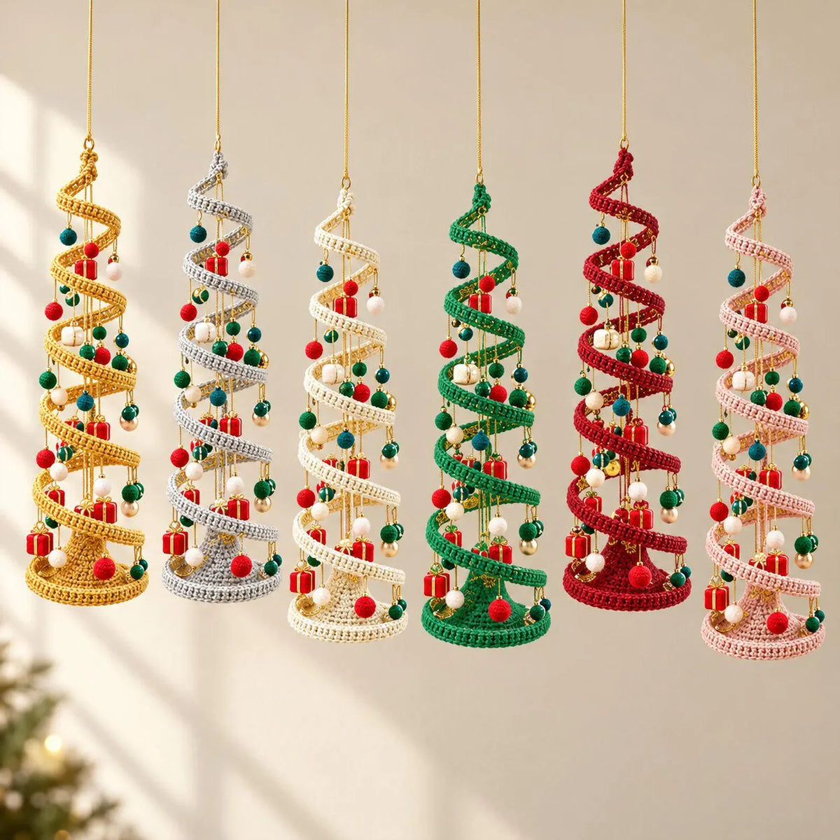 Spiral-Weihnachtsbaum – Häkelanleitung PDF
