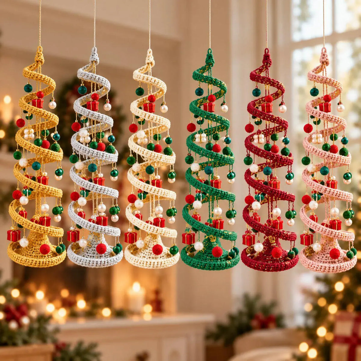 Spiral-Weihnachtsbaum – Häkelanleitung PDF
