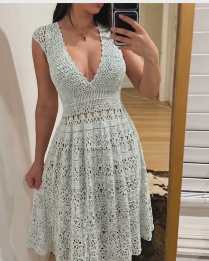 Häkelkleid PDF-Anleitung mit Video – Sommerkleid häkeln